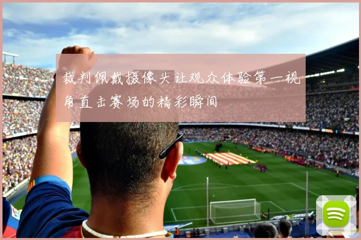 裁判佩戴摄像头让观众体验第一视角直击赛场的精彩瞬间